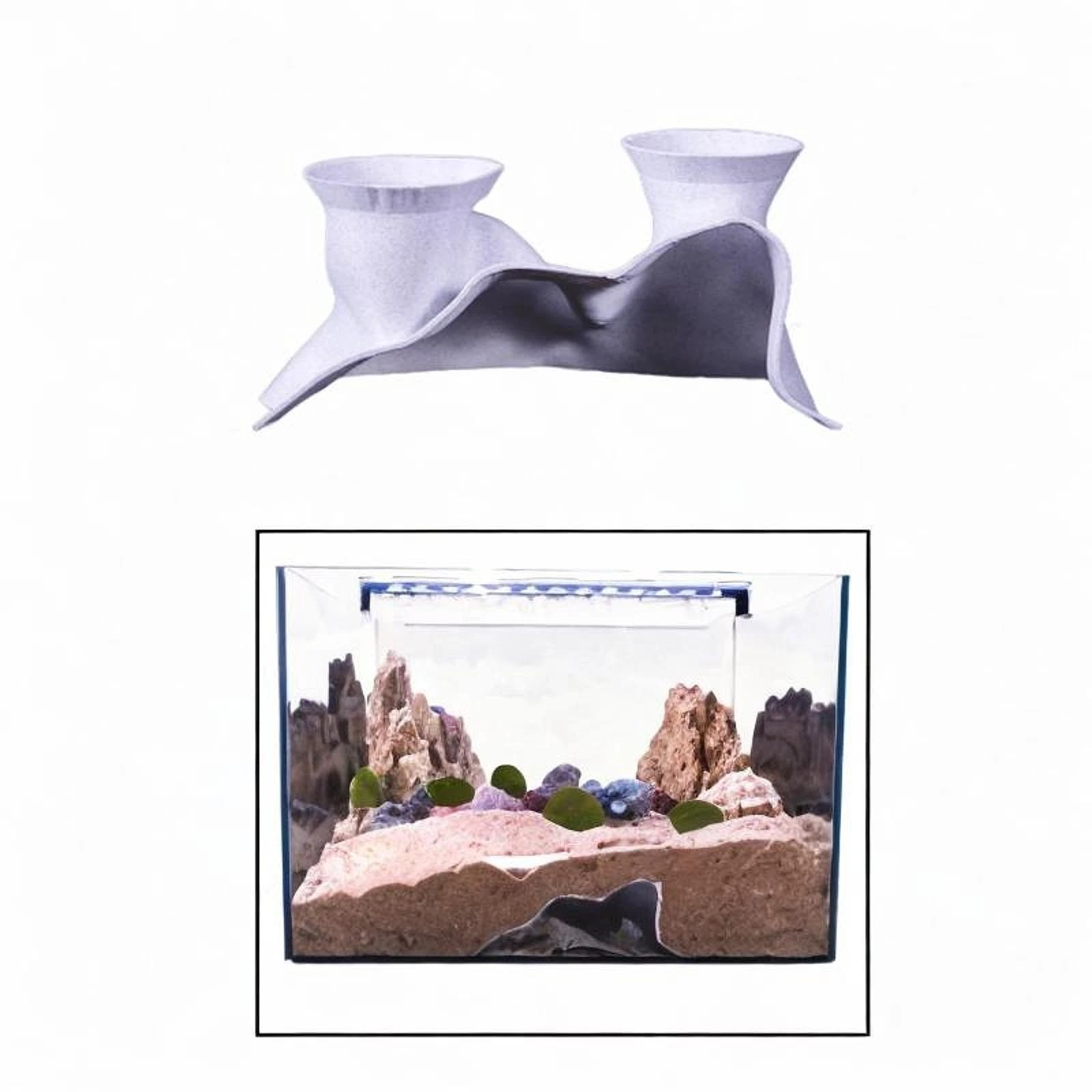 Underground Tunnel for Fish Hideout Accessories Resting Landscaping Reptile
Opens in a new window or