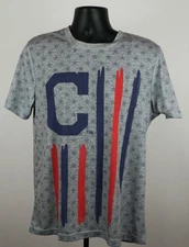 Cleveland Guardians Indians Stars Shirt Adult XL Gray Team Logo Shirt New
