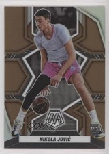 2022-23 Panini Chronicles Draft Picks Mosaic Bronze Nikola Jovic #18 5cb