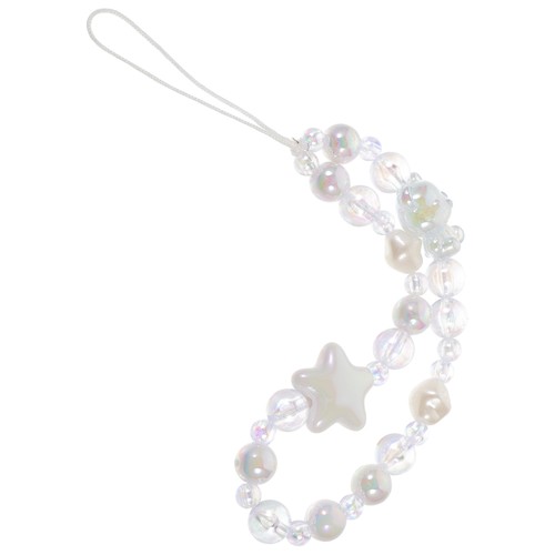 Bear Mobile Phone Chain Miss Beaded Cellphone Lanyard Neck Wrist Strap - 第 9/12 張圖片