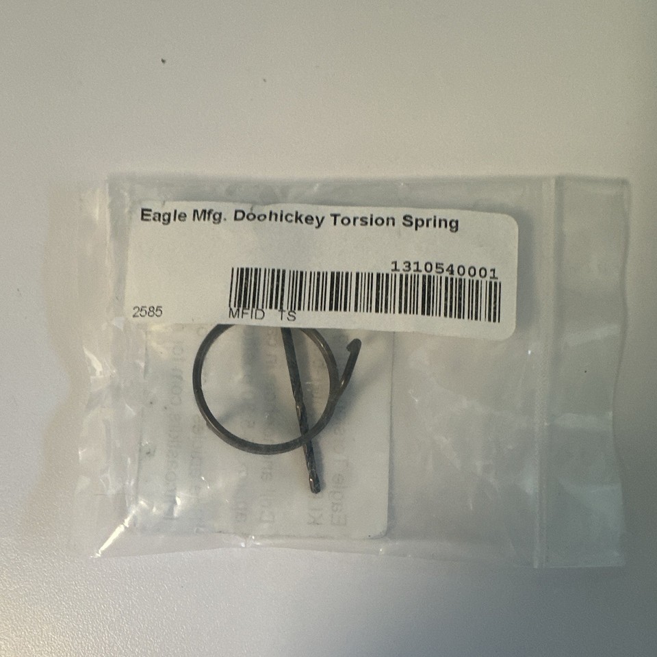 Eagle Mfg Doohickey Torsion Spring And balance Idle Lever And Spring ...