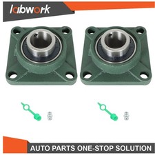 Labwork UCF 208-24 Pillow Block Flange Bearing 1-1/2" Bore 4 Bolt 2 Pcs