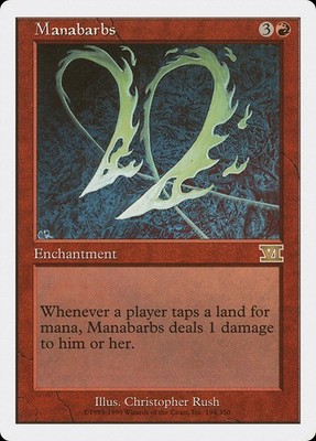 MTG Magic the Gathering Manabarbs (194/351) Sixth Edition HP