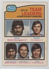 1976-77 O-Pee-Chee Team Leaders Dennis Ververgaert Chris Oddleifson Kearns 0da0