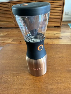 Asobu isolierte tragbare Cold Brew Kaffeemaschine Kupfer/Schwarz NEU