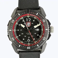 Luminox ICE-SAR Arctic 1050 Series Quartz Dive Watch Carbon Rubber Used