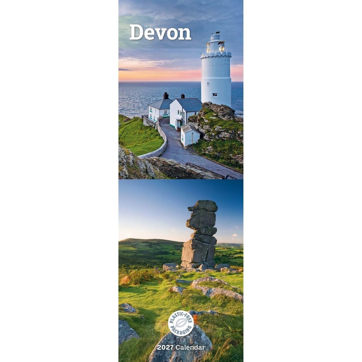 Carousel Worldwide Devon 2027 Slim Wall Calendar 12-Month (Spiral 2026) - Image 2