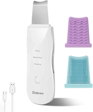 Face Scrubber, Skin Spatula, Facial Silicone Pore Cleaner, Rechargeable All Skin