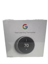 SEALED Google Nest 3rd Generation Learning Thermostat T3007ES Stainless Steel A+