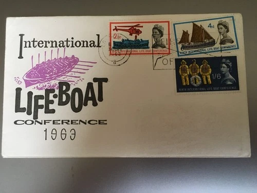 GB STAMPS RARE FIRST DAY COVER 1963 LIFEBOAT LONDON SLOGAN