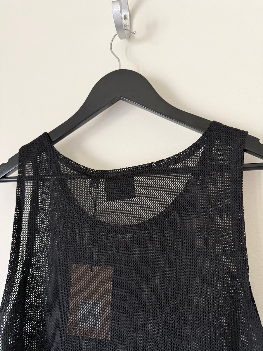 Denim Tears x Stussy Mesh Tank - Size Large - Black - NEW | eBay