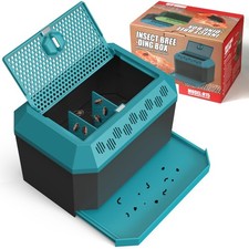 Multi Purpose Insect Habitat for Crickets, Dubia Cockroaches, Black and Green