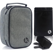 Travel Pill Organizer Secure Medicine Storage Bag with Lock - Personal Cont...