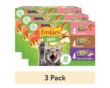  3 pack Wet Cat Food Pate Variety Pack Salmon Dinner, Turkey, 5.5 oz.