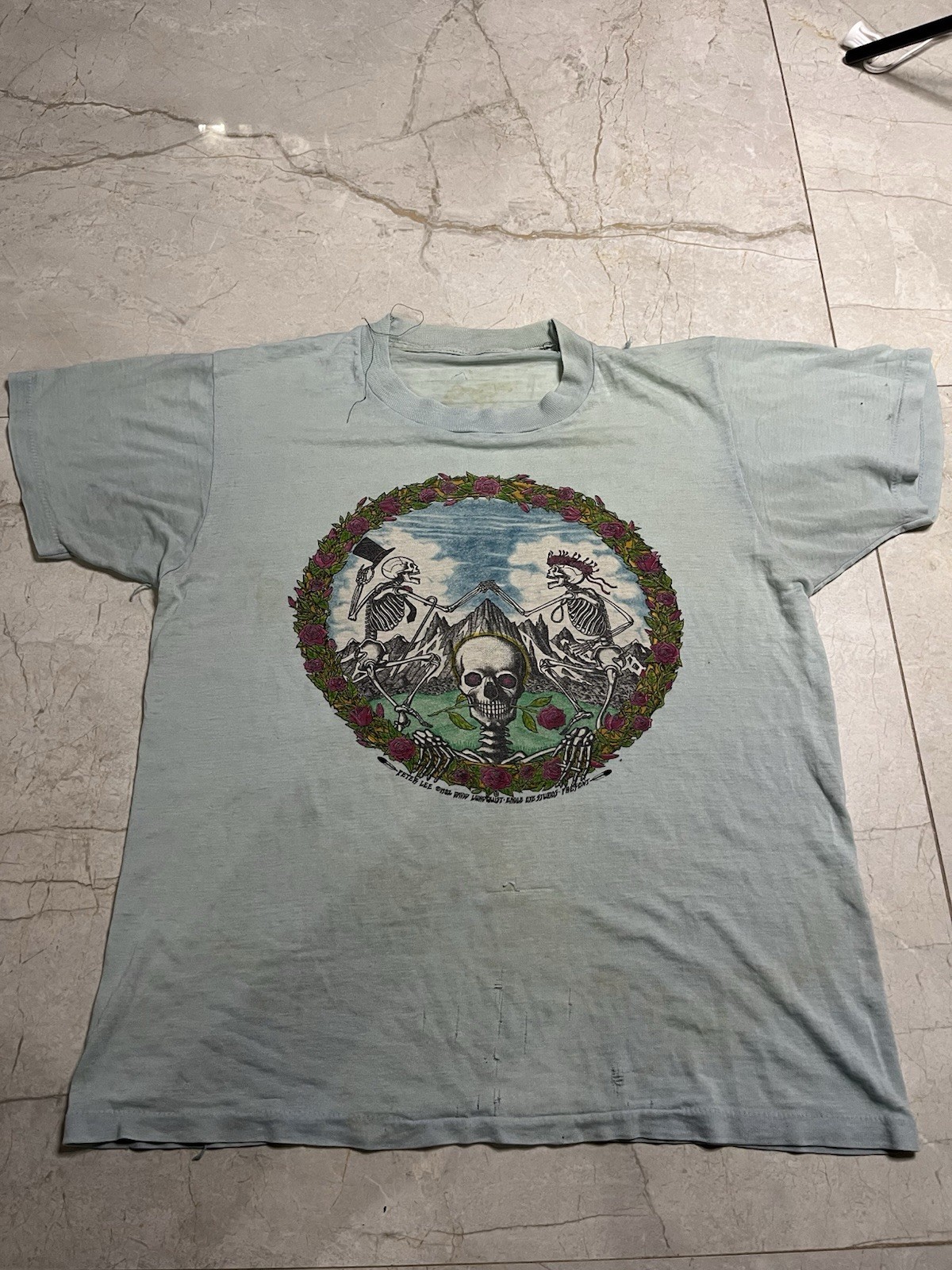 Vintage 1982 Grateful Dead  David Lundquist Eagle Eye Studio T shirt
