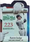 2025 Topps Holiday Aaron Judge Yankees The Nice List Card No. MNL-25