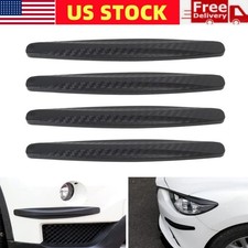 4pcs Universal Car Side Door Edge Guard Protector Trim Bumper Guard Strip Rubber