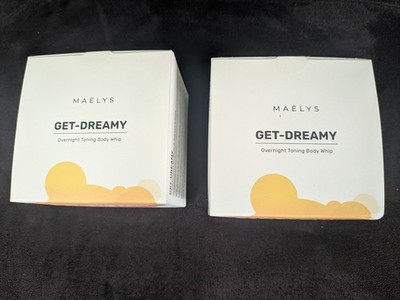 2x MAELYS Get-Dreamy overnight toning body whip 6.8 oz NEW Sale    