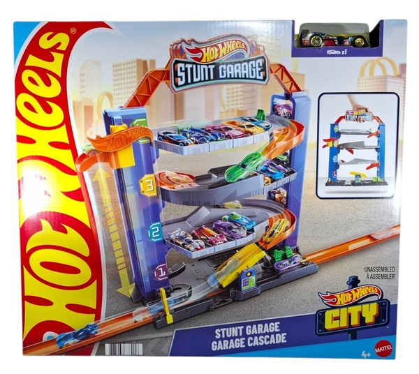 Mattel Hot Wheels City Stunt Garage Spielset Garage Parkhaus Originalverpackt-image