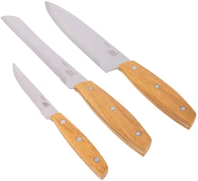 Bo-Camp Bethnal Messer-Set, 3-teilig, bambus - Bild 1 von 4