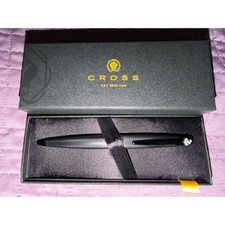 Cross ATX AT882-41 Brushed Black Ballpoint Pen Black PVD New in Box