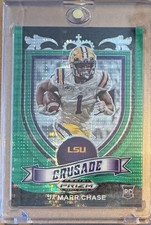 2021 Panini Prizm JA’MARR CHASE Green Pulsar Prizm /25 SP Rookie LSU Bengals