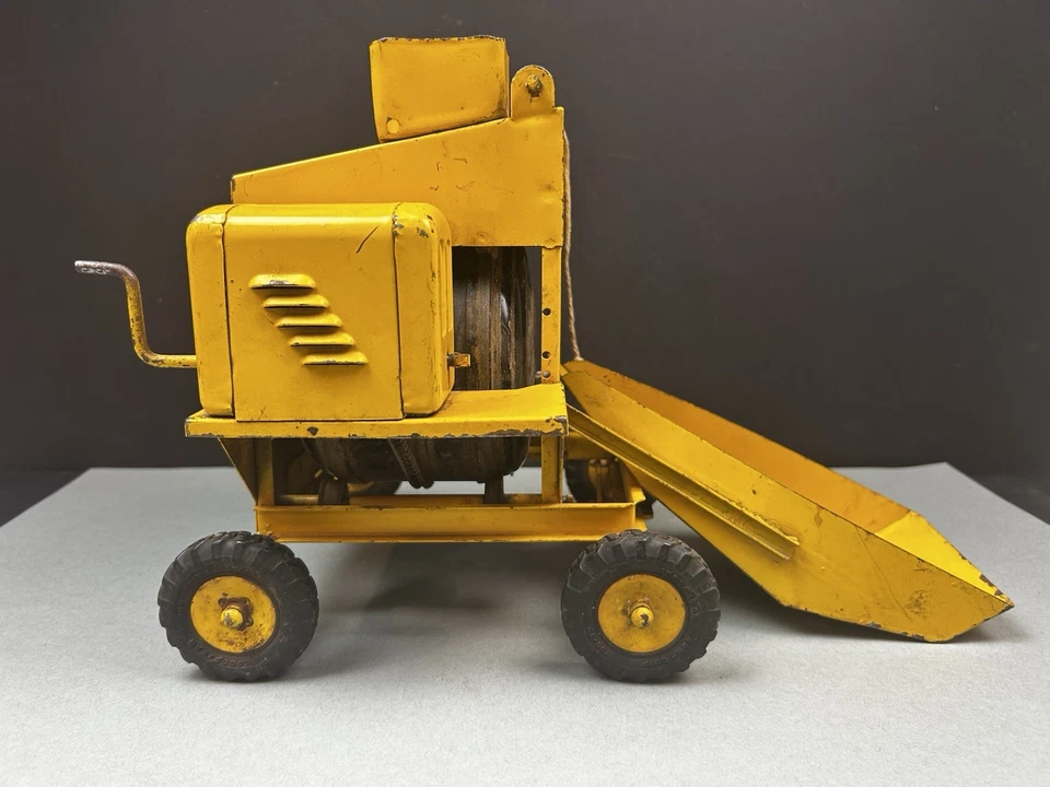 Juguete de construcción mezcladora de concreto Jaeger Doepke 14" años 50 vintage. Bonito Original Foto 4 de 4