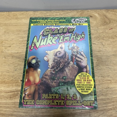 #ad CLASS OF NUKE EM HIGH PARTS 1 2 3 COMPLETE SPILL OGY COLLECTORS EDITION New DVD $32.99