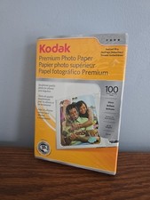 Kodak Premium Photo Paper 100 Sheets 4x6 Gloss Instant Dry NEW