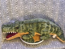 Crocodile Alligator Plush Real Look Great Condition Lifelike Eyes