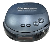 Sony Discman D-245 Personal CD Player ESP Mega Bass AVLS Vintage Portable