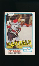 1981-82 OPC #339 Pat Ribble * Defense * Washington Capitals * EX-MT/NM *