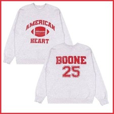 SALE 30 - Benson Boone American Heart Tour 2025 Merch Crewneck Sweatshirt