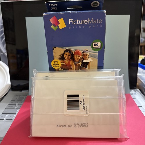 T5570 Epson PictureMate Print Pack - Paper & Ink & 100 extra HP 4X6 Photo Paper - Picture 2 of 13
