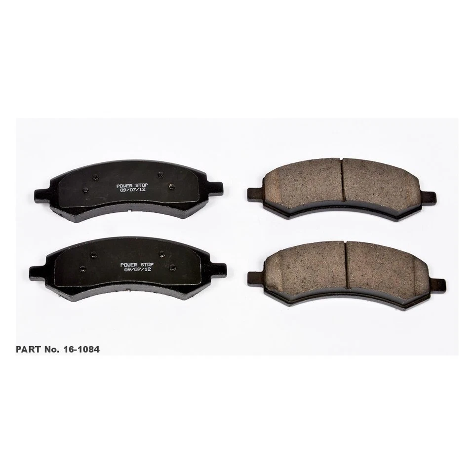 Комплект передних задних дисковых тормозных колодок барабанный тормоз подходит для Dodge Dakota 2005-2010 годов выпуска - Изображение 3 из 3