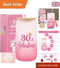 30th Birthday Gifts for Women, 30th Birthday Gift Idea for Her Girls Glass Cu...