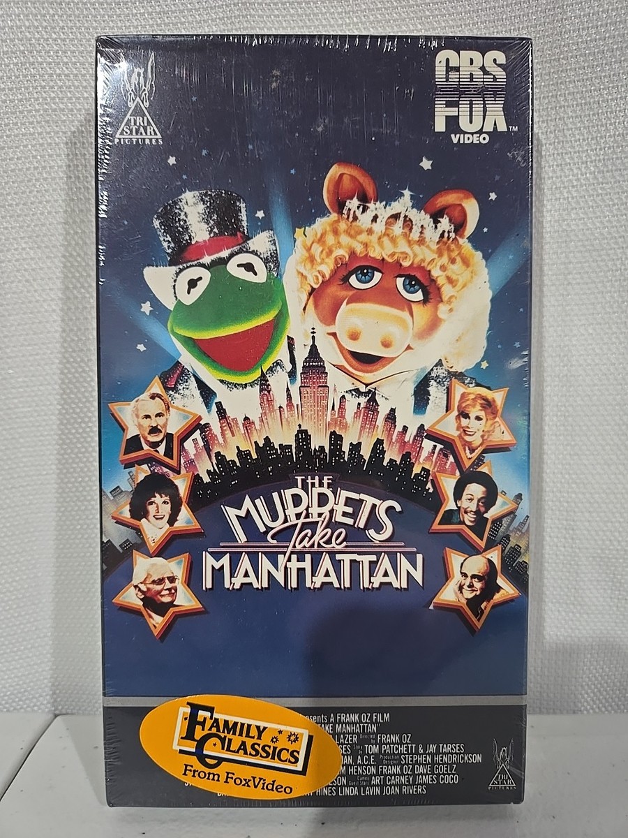 The Muppets Take Manhattan 1985 VHS Tape CBS Fox Release Sealed