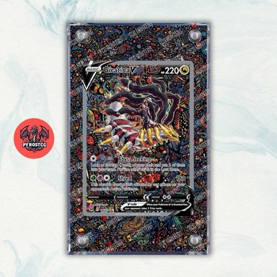 Pokémon Magnetisches Teak Acryl Extended Art Giratina LOR 186 | Display Case