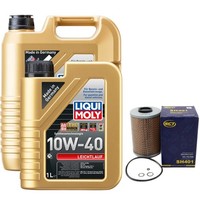 MotoröL Set 10W-40 Liqui Moly 6 Liter + ÖLfilter FüR Alpina B10 Bmw 5Er 7Er E32