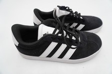 Adidas Unisex Kid's Lace Up VL Court 3.0 Sneakers JL3 Black Size US:4 UK:3.5