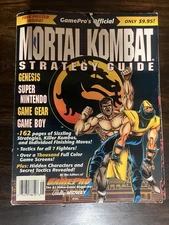 Mortal Kombat Strategy Guide For SNES/ Sega Genesis/ Game Gear/ Game Boy - 1993