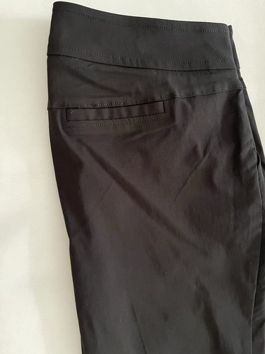 NWT Studio Torrid Women's Jetsetter Straight Millennium Stretch Black Pants 12S - Picture 3 of 4