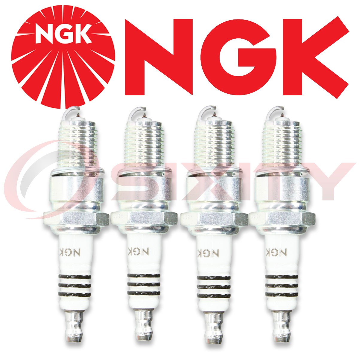 NGK 6637 BPR6EIX Iridium IX Spark Plugs 4 PC