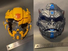 2 Hasbro Transformers 2-in-1 Converting Masks INCOMPLETE Bumblebee, Primal
