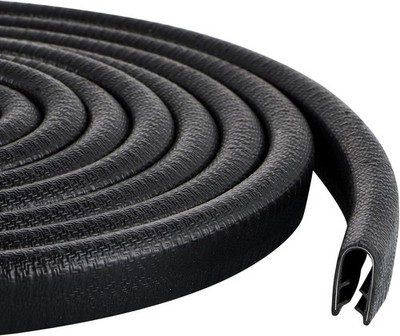 10ft Rubber Edge Trim Guard Door Protector U-Shape Seal Strip Fits 3/64'' to 1/4''