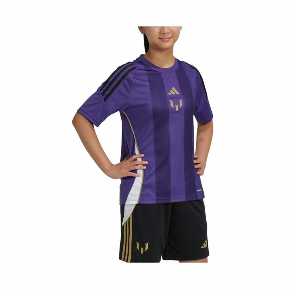 Camiseta de Fútbol Adidas Messi Training Morado - Imagen 3 de 4