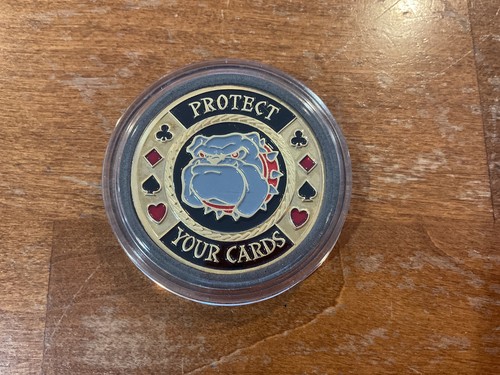 Protect Your Cards Bulldog Poker Card Guard Hand Protector