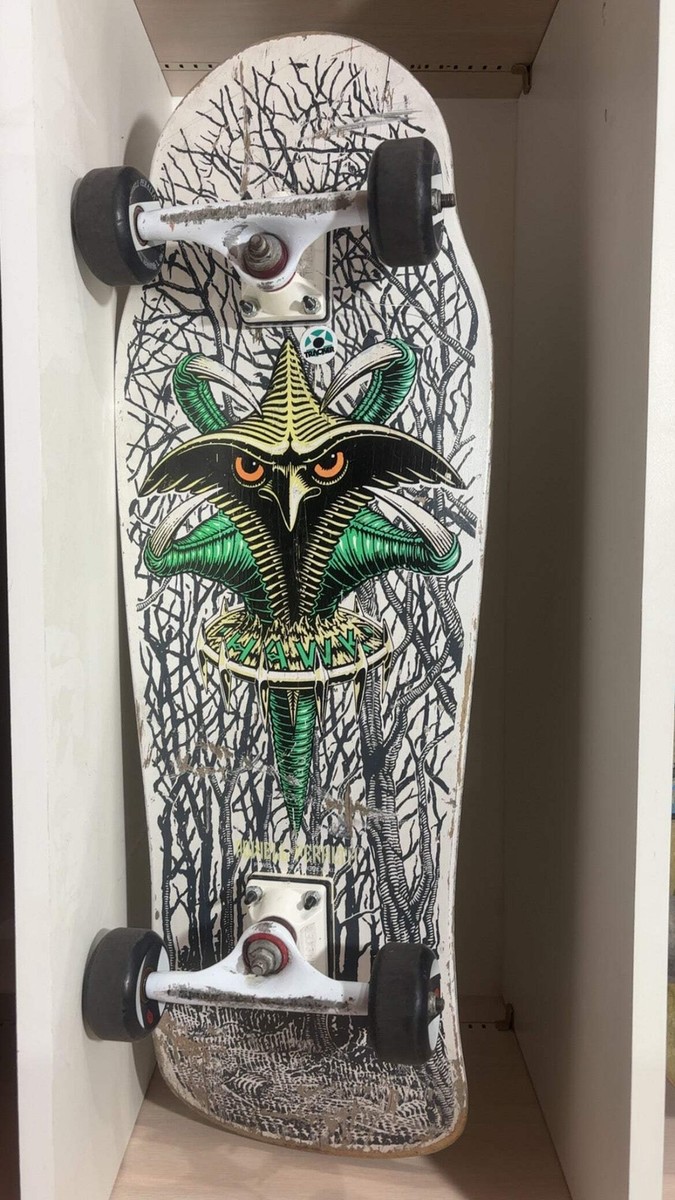 Powell Peralta Tony Hawk Claw White Original 80s USED Complete