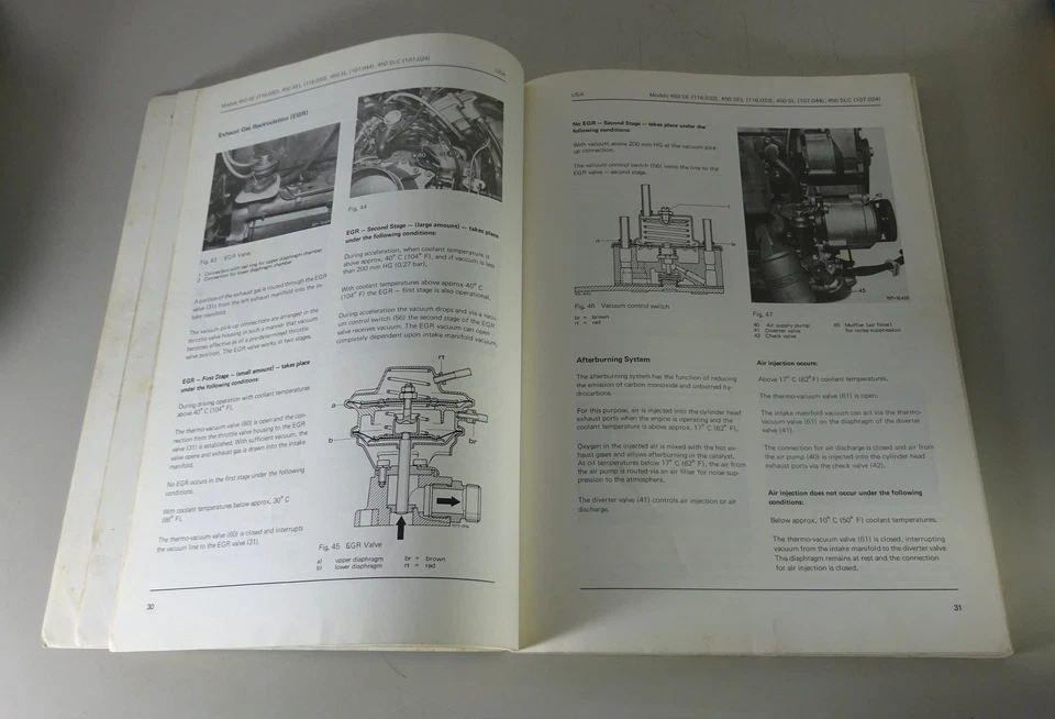 Manual De Taller Innovaciones Mercedes Benz R107 W116 450 SE SL SLC De 1976 - Imagen 4 de 4