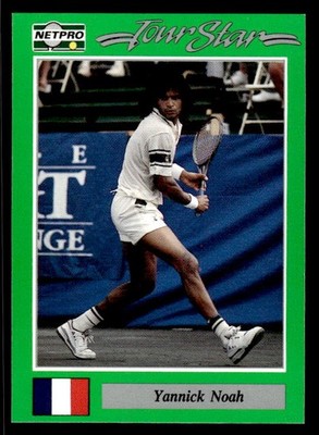 Yannick Noah 1991 NetPro Tour Stars RC #41 ESE